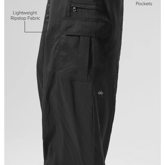 Alo Yoga Sheer Game Time Wide Leg Jogger - Picture 2 of 3